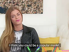 Crazy Lesbian Sex At Porn Casting