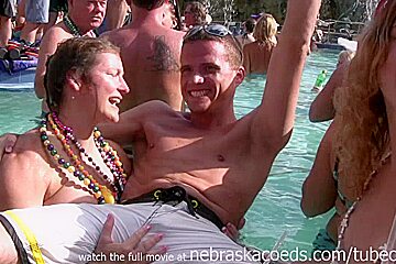 Crazy Party Milf Naked Pool Party