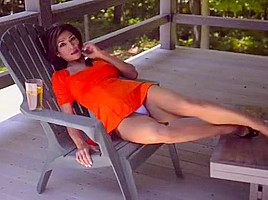 Crazy amateur Solo Girl, Brunette porn clip