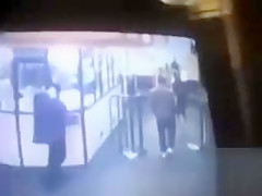 Crazy chicks are doing dirty things in the public places