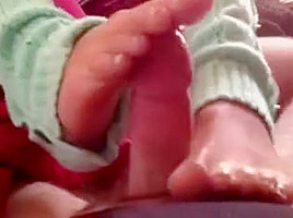 Crazy homemade Fetish, Foot Job porn movie