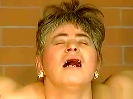 Crazy old Step mom gets my big cock sucking and fucking