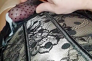 Crossdresser Cumming In Lingerie Cumpilation 1