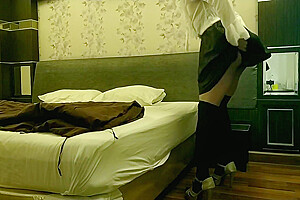 Crossdressser Housewife Cleaning In Hotel Anal Dildo Solo Cumshot