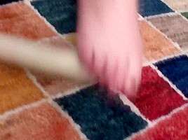 Crushing dildo with feet by Foot Girls