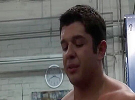 Cumshot & Interview With Tyler Saint, Robert Van And Josh Griffin