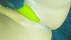 Cumshot With Cucumber Fucking
