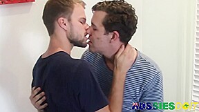 Curious Straight Friends Luke And Maxime Anal Breed Hard
