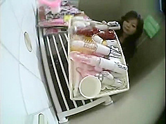 Cute Asian Girl Toilet Onanism
