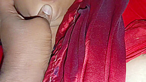 Cute Bhabhi Sexyred Saree Outdoor Sex Video