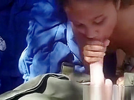 Cute Ebony teen 18+ Gets Pounded In The Back Of A Patrol Car