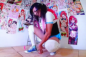 Cute Femboy Anal Playing