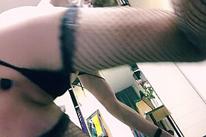 Cute Femboy Dancing In Lingerie And Anal Fuck Himself
