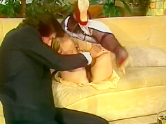 Cute French Brunette Fucked In Pantyhose With Cathy Menard