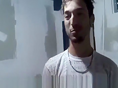 Cute Latin Twink Sucks And Rides Big RAW Dick - LECHELATINO COM