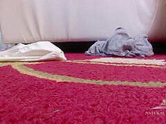 Cute Pussy In Short-haired Tattooed Girl Gets Her Very Hairy Pussy To Cum With A Wand Vibrator