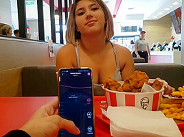 Cute Real Girl Enjoys Public Lush Control Ends Fucked In To