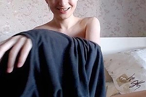 Cute TS cheesepolice0 masturbates her big cock
