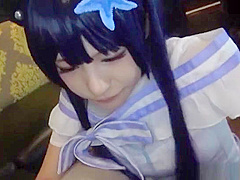 Cute amateur teen 18+ in sexy POV play providing handjob