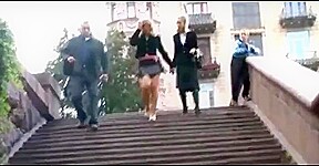 Cute russian pigtailed blonde lesbians playing 7