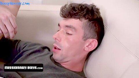 - Cute Boy With Huge Cock Strips Down And Fucks His New Friend From The Church - B