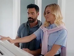 Cutie Kenzie gets fucked hard by Charles with a big cock