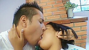 DEEP AND LONG INTERRACIAL KISS