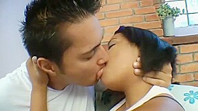 DEEP AND LONG INTERRACIAL KISS