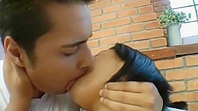 DEEP AND LONG INTERRACIAL KISS