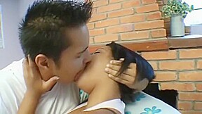 DEEP AND LONG INTERRACIAL KISS