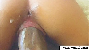 DOWN FOR BBC - Leilani Li small Asian pussy overfilled BBC