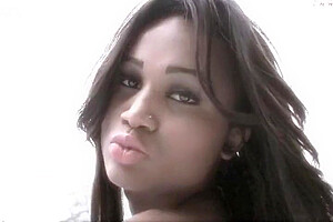Dark Latina With Very Long Hair
