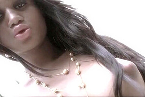 Dark Latina With Very Long Hair