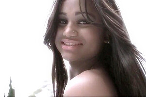 Dark Latina With Very Long Hair