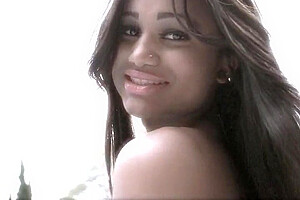 Dark Latina With Very Long Hair