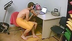 Deep throat Step sister fucks him after his shower !