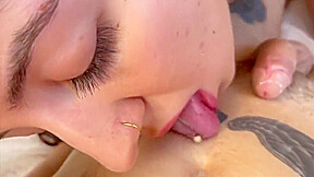 Delicious Throat Blowjob From Stepsister - 1 90