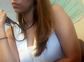 Delicious latina coworker candid ass in pencil skirt