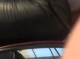 Delicious latina coworker candid ass in pencil skirt