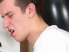 Delightful blow job job for gay stud