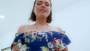 Delightful lady and a handsome, young man are about to have a great time with each other