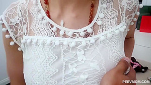 Delightful lady and a handsome, young man are about to have a great time with each other