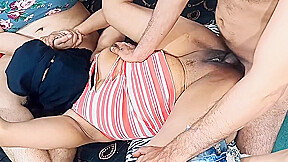 Demanding Threesome Hard Pussy Sex With Loud Moans, Threesome Missionary