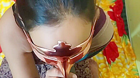 Desi Horny Girl Giving Blowjob And Sucking Balls