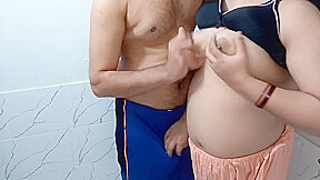 Desi Indian Fucking In Bathroom !