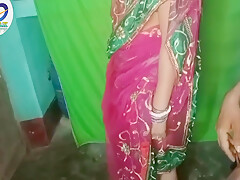 Desi Sali Ko Pani Pani Saree Marwai Hindi Roboplx