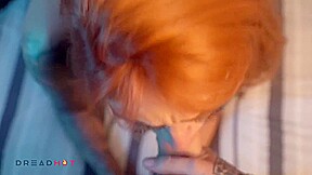 Dh 58 - Redhead With Dreadlocks Enjoying And Drooling On Co