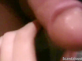 Dick sucking POV slut getting toyed