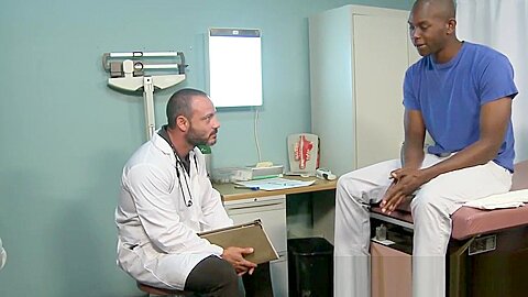 Doctor riding black dong