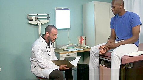 Doctor riding black dong